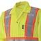 Pioneer Traffic Coverall, Polyester, Polyester Knit, Hi-Vis Yellow, S V1070160U-S - alternate 6